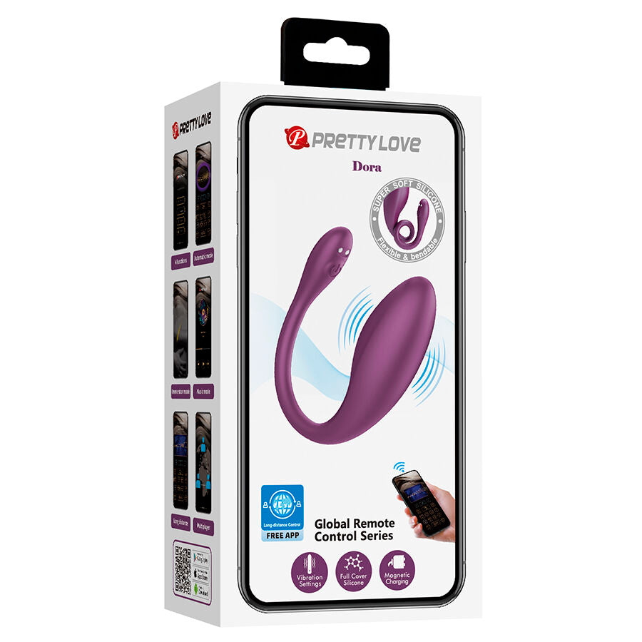 PRETTY LOVE - DORA VIBRATORE INVISIBILE CON APP GRATUITA – Uova vibranti – foto 12