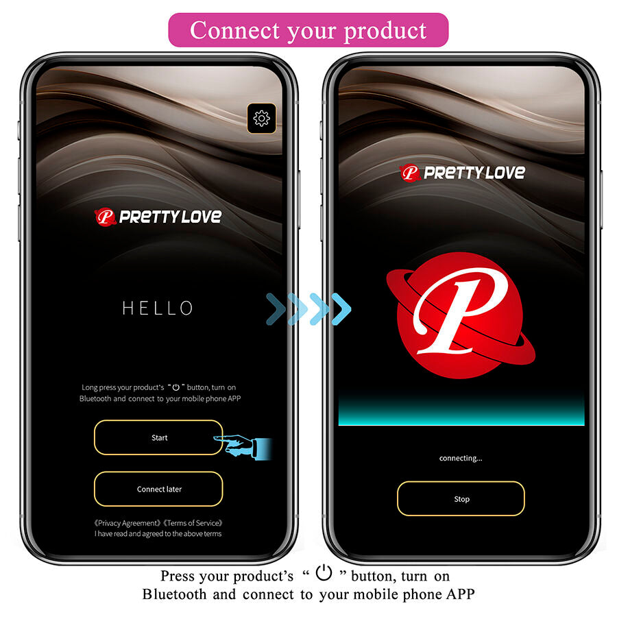PRETTY LOVE - DORA VIBRATORE INVISIBILE CON APP GRATUITA – Uova vibranti – foto 10