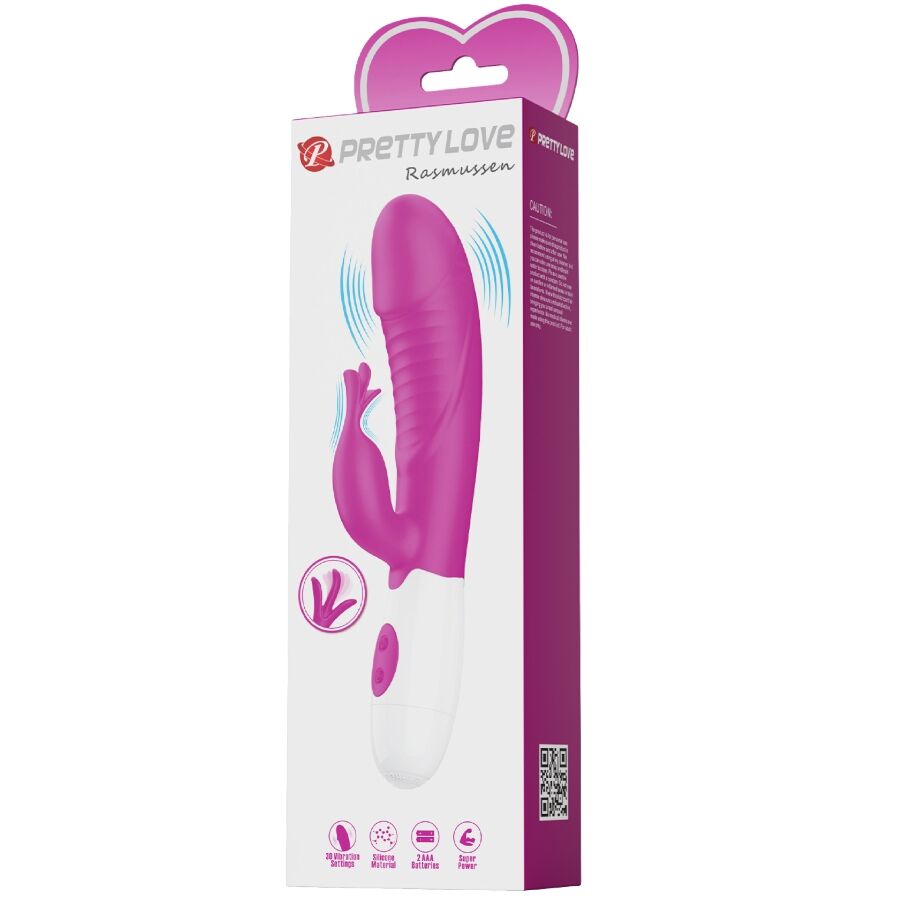PRETTY LOVE - RASMUSSEN VIBRATORE PUNTO G VIOLA – Vibratori di coniglio – foto 7