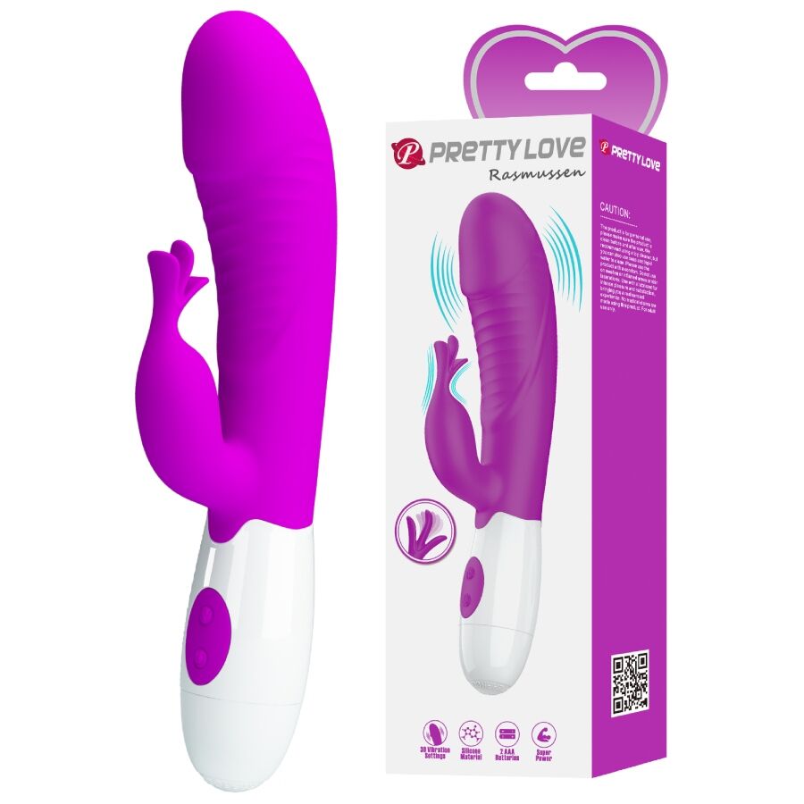 PRETTY LOVE - RASMUSSEN VIBRATORE PUNTO G VIOLA – Vibratori di coniglio – foto 3