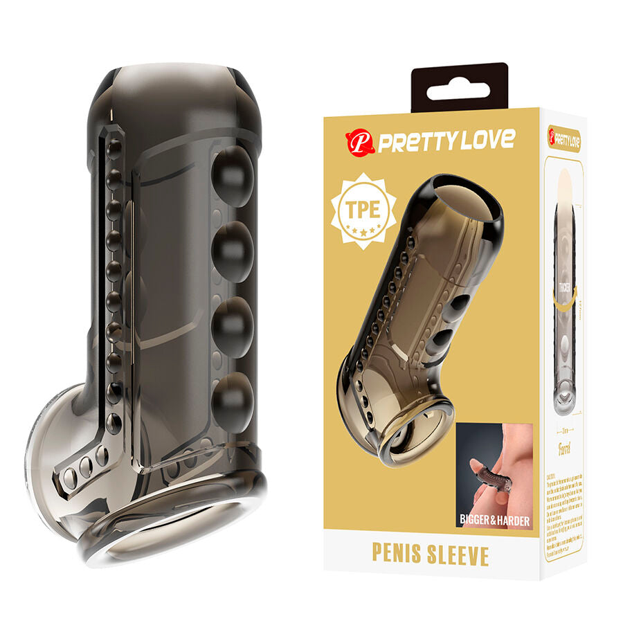 PRETTY LOVE - MANICA PER PENE TEXTURED – Manicotti per pene senza estensione – foto 2