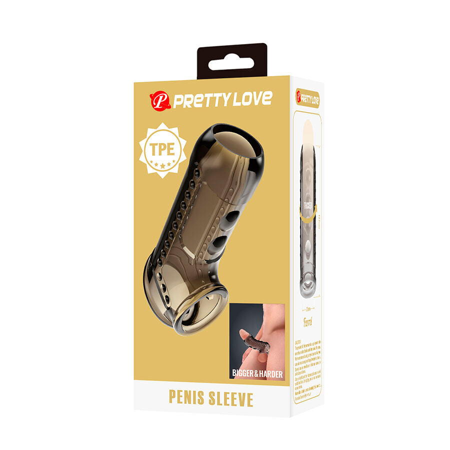 PRETTY LOVE - MANICA PER PENE TEXTURED – Manicotti per pene senza estensione – foto 8