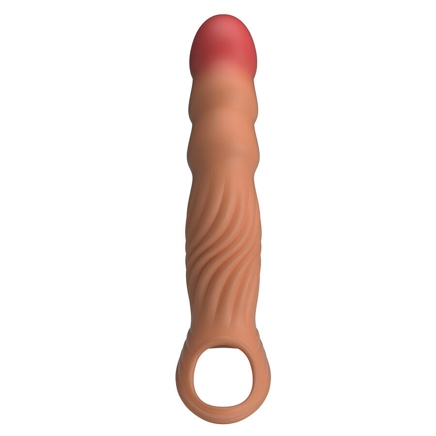 PRETTY LOVE - GUAINA PER PENE TESTURIZZATA CON VIBRAZIONE E TELECOMANDO – Copri pene con estensione – foto 7