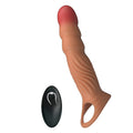 PRETTY LOVE - GUAINA PER PENE TESTURIZZATA CON VIBRAZIONE E TELECOMANDO – Copri pene con estensione