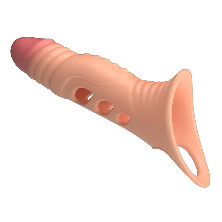 PRETTY LOVE - GUAINA PER PENE CON VIBRAZIONE INTEGRATA – Copri pene con estensione – foto 5