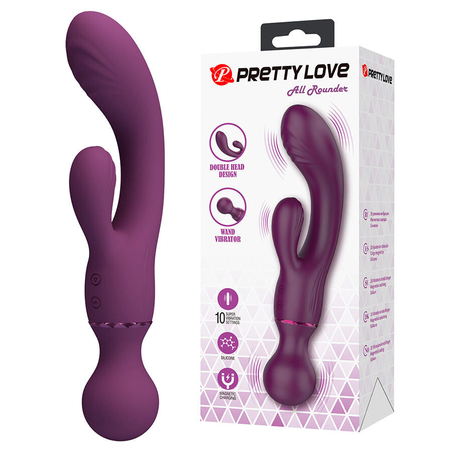 PRETTY LOVE - VIBRATORE PUNTO G VIOLA TUTTOFARE – Vibratori di coniglio – foto 2