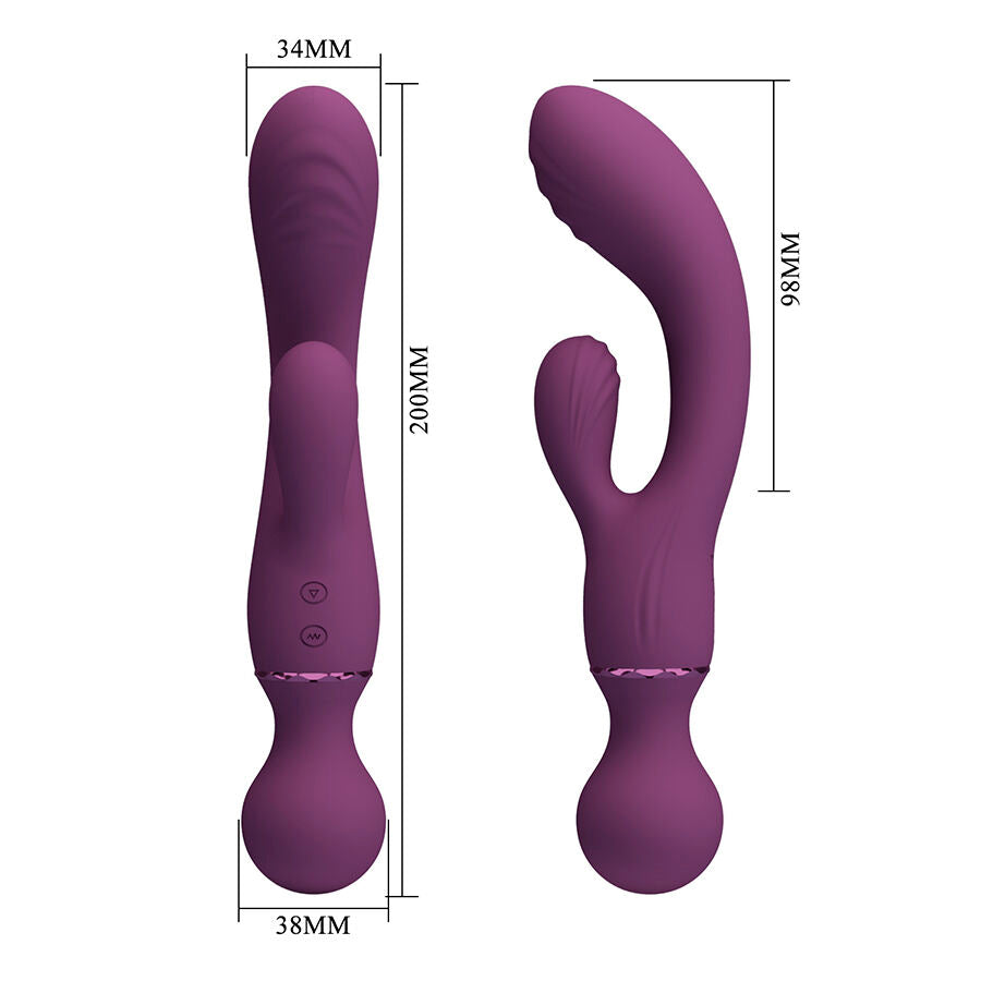 PRETTY LOVE - VIBRATORE PUNTO G VIOLA TUTTOFARE – Vibratori di coniglio – foto 9