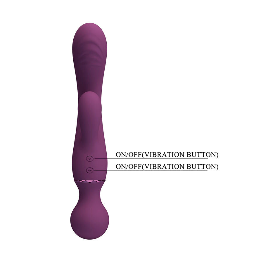 PRETTY LOVE - VIBRATORE PUNTO G VIOLA TUTTOFARE – Vibratori di coniglio – foto 7