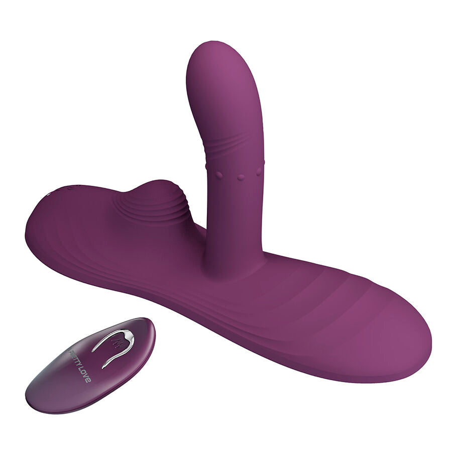 PRETTY LOVE - LUKA VIBRATORE CON EFFETTO CALORE E TELECOMANDO – Vibratori HI-TECH – foto 3