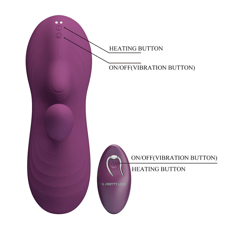 PRETTY LOVE - LUKA VIBRATORE CON EFFETTO CALORE E TELECOMANDO – Vibratori HI-TECH – foto 8