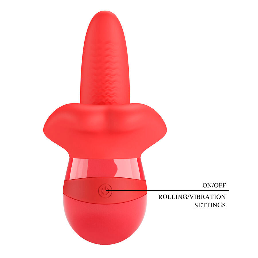 PRETTY LOVE - OBELIA MASTURBATORE VIBRATORE CON LINGUA E MOVIMENTO ORBITALE – Per il clitoride – foto 7