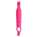 PRETTY LOVE - DELIA VIBRATORE CONIGLIO CON ANELLO DI RESISTENZA – Vibratori HI-TECH