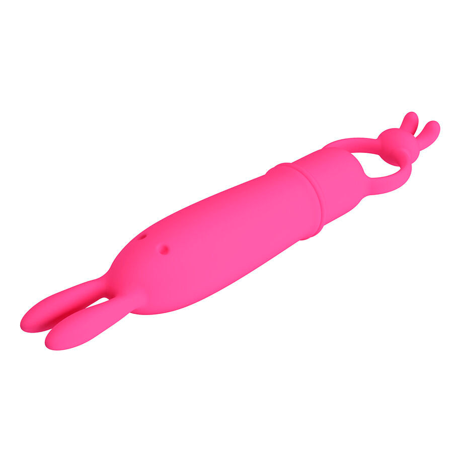 PRETTY LOVE - DELIA VIBRATORE CONIGLIO CON ANELLO DI RESISTENZA – Vibratori HI-TECH – foto 4