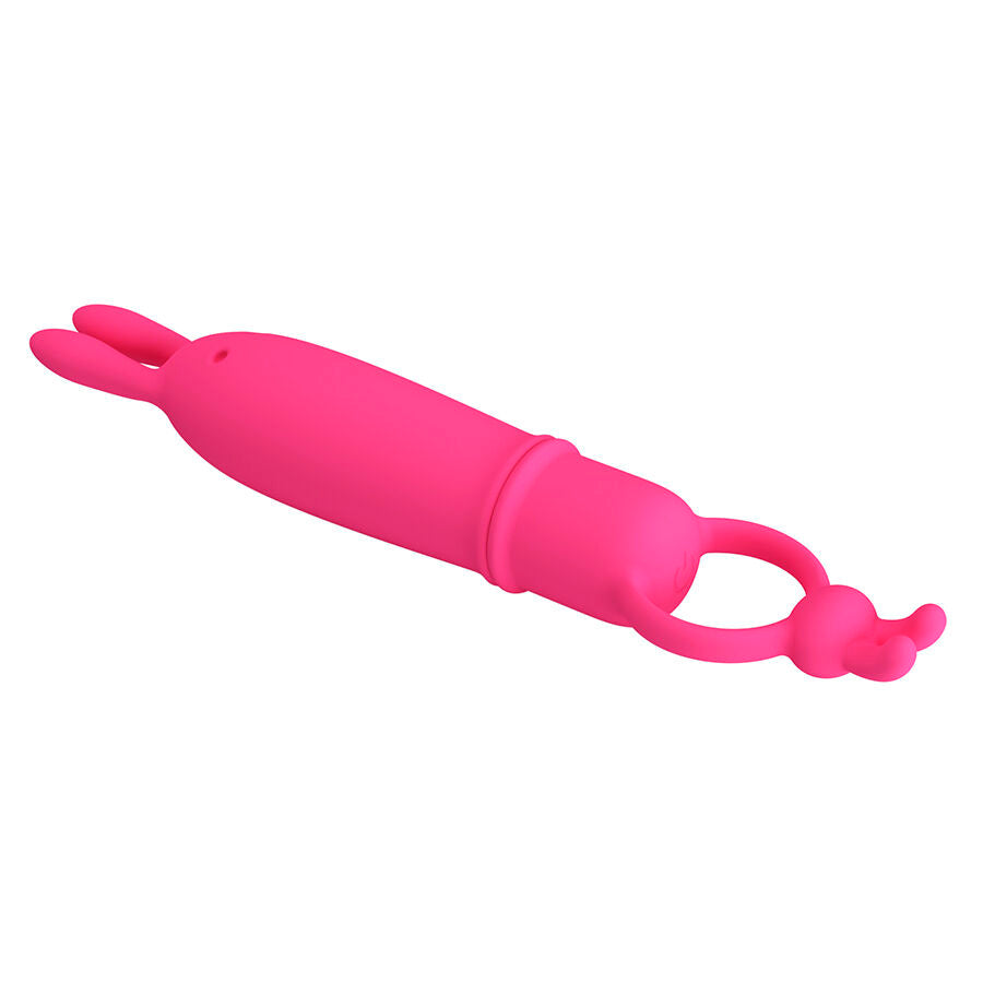 PRETTY LOVE - DELIA VIBRATORE CONIGLIO CON ANELLO DI RESISTENZA – Vibratori HI-TECH – foto 5