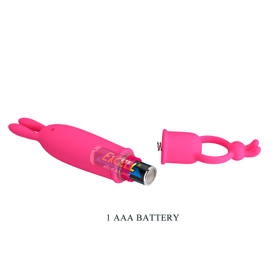 PRETTY LOVE - DELIA VIBRATORE CONIGLIO CON ANELLO DI RESISTENZA – Vibratori HI-TECH – foto 6