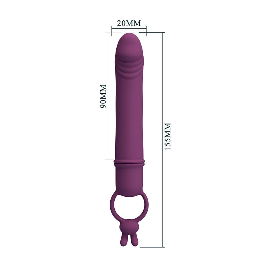 PRETTY LOVE - CORA VIBRATORE A FORMA DI PENE CON ANELLO DI RESISTENZA – Vibratori HI-TECH – foto 8