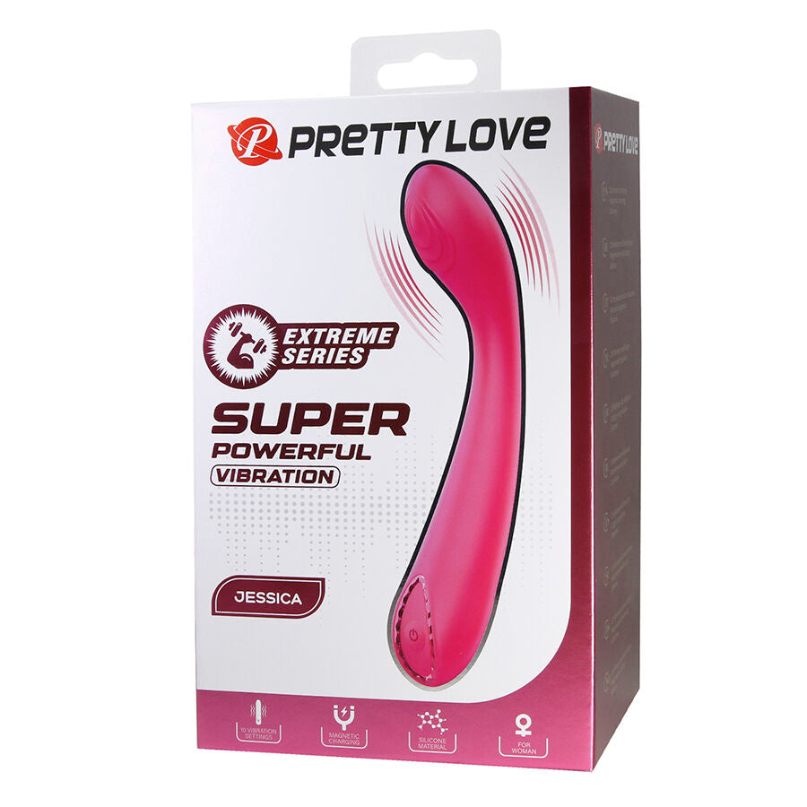 PRETTY LOVE - JESSICA VIBRATORE ROSA JESSICA HIGH POWER – Vibratori a punto G – foto 9