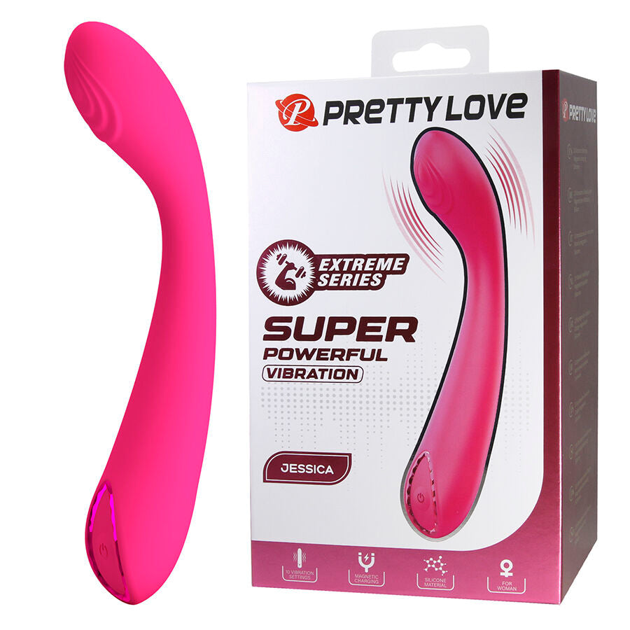 PRETTY LOVE - JESSICA VIBRATORE ROSA JESSICA HIGH POWER – Vibratori a punto G – foto 2