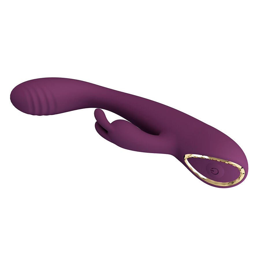 PRETTY LOVE - EMMA VIBRATORE VIOLA CON STIMOLATORE RABBIT – Vibratori di coniglio – foto 4