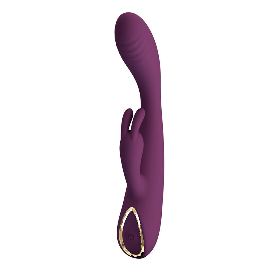 PRETTY LOVE - EMMA VIBRATORE VIOLA CON STIMOLATORE RABBIT – Vibratori di coniglio – foto 3