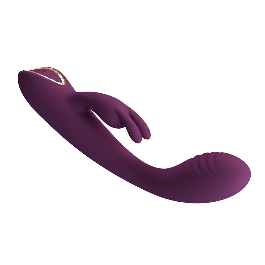 PRETTY LOVE - EMMA VIBRATORE VIOLA CON STIMOLATORE RABBIT – Vibratori di coniglio – foto 5