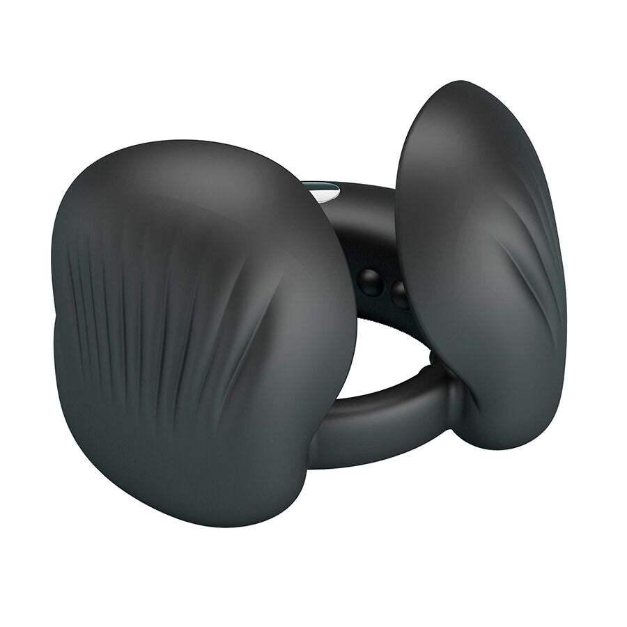 PRETTY LOVE - QUENTIN ANELLO PER PENE CON STIMOLATORE TESTICOLARE – Cockring con vibrazione – foto 8