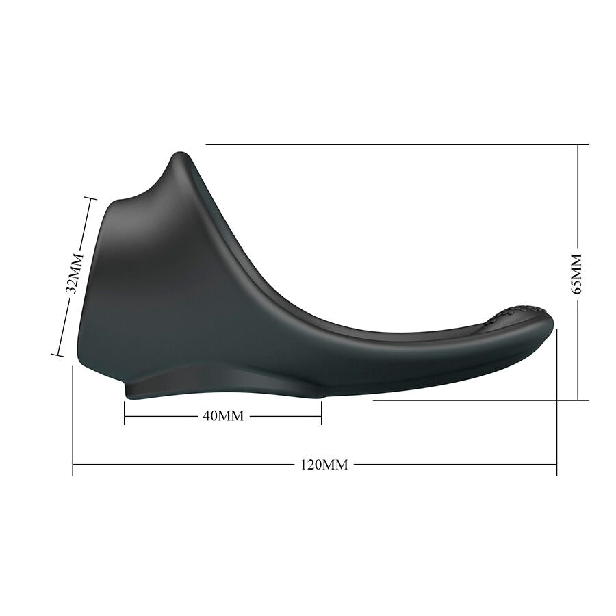 CRAZY BULL - ZADOK ANELLO ERGONOMICO CON STIMOLATORE PERINEALE – Cockring senza vibrazione – foto 7