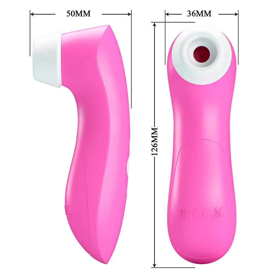 ROMANCE - DISPOSITIVO DI ASPIRAZIONE CLITORIDEA CON TECNOLOGIA A PULSAZIONE ROSA – Stimolatore d'aria con vibrazione – foto 10