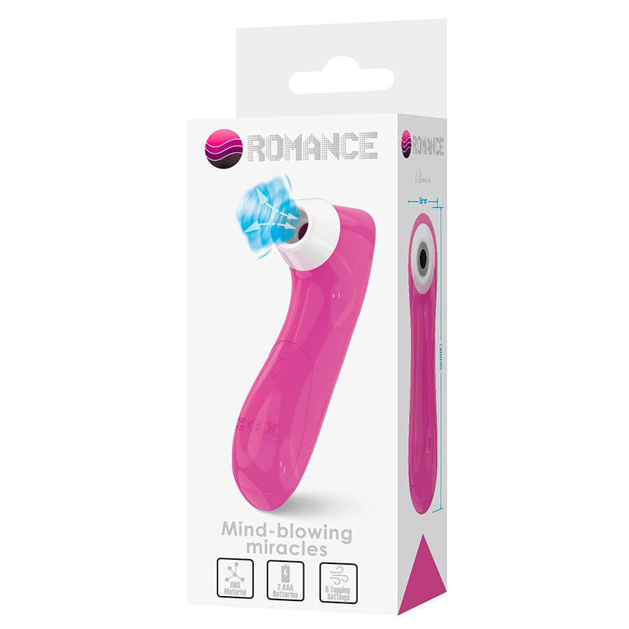 ROMANCE - DISPOSITIVO DI ASPIRAZIONE CLITORIDEA CON TECNOLOGIA A PULSAZIONE ROSA – Stimolatore d'aria con vibrazione – foto 11