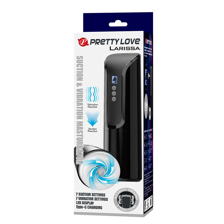 PRETTY LOVE - LARISSA MASTURBATORE VIBRANTE A VENTOSA – Masturbatore automatico – foto 12