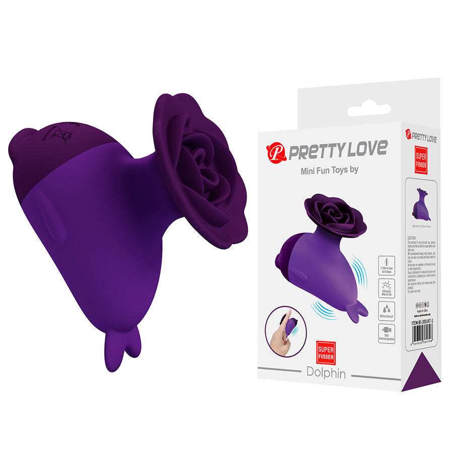 PRETTY LOVE - DOLPHIN MINI VIBRATORE CON CLIP – Massaggiatrici – foto 2
