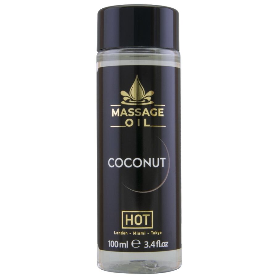 HOT - OLIO DA MASSAGGIO AL COCCO 100 ML – Oli Aromatizzati