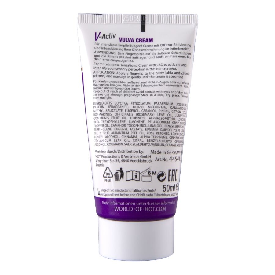 HOT - CREMA VULVA CON CBD 50ML – Serie a base di CBD – foto 3