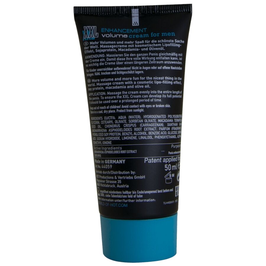 HOT - CREMA ESSENZIALE XXL PER UOMO 50 ML – Ingrandimento del pene – foto 2