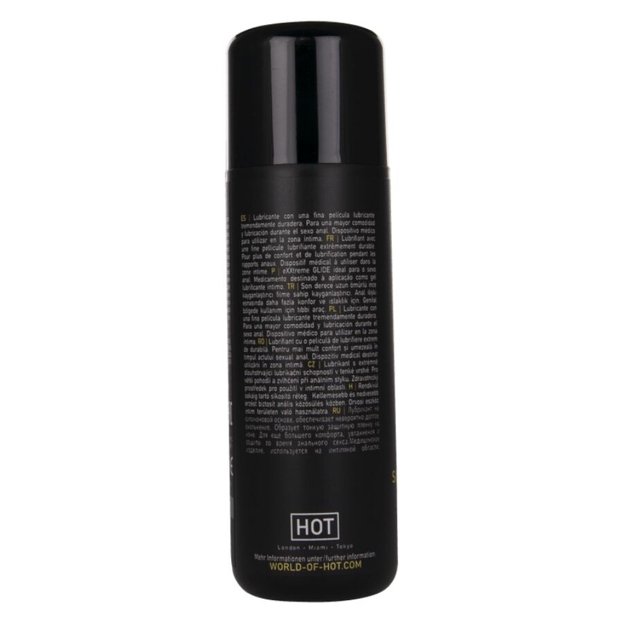 HOT - EXXTREME GLIDE LUBRIFICANTE A BASE DI SILICONE + OLIO COMFORT A+ 100 ML – Base in silicone – foto 2