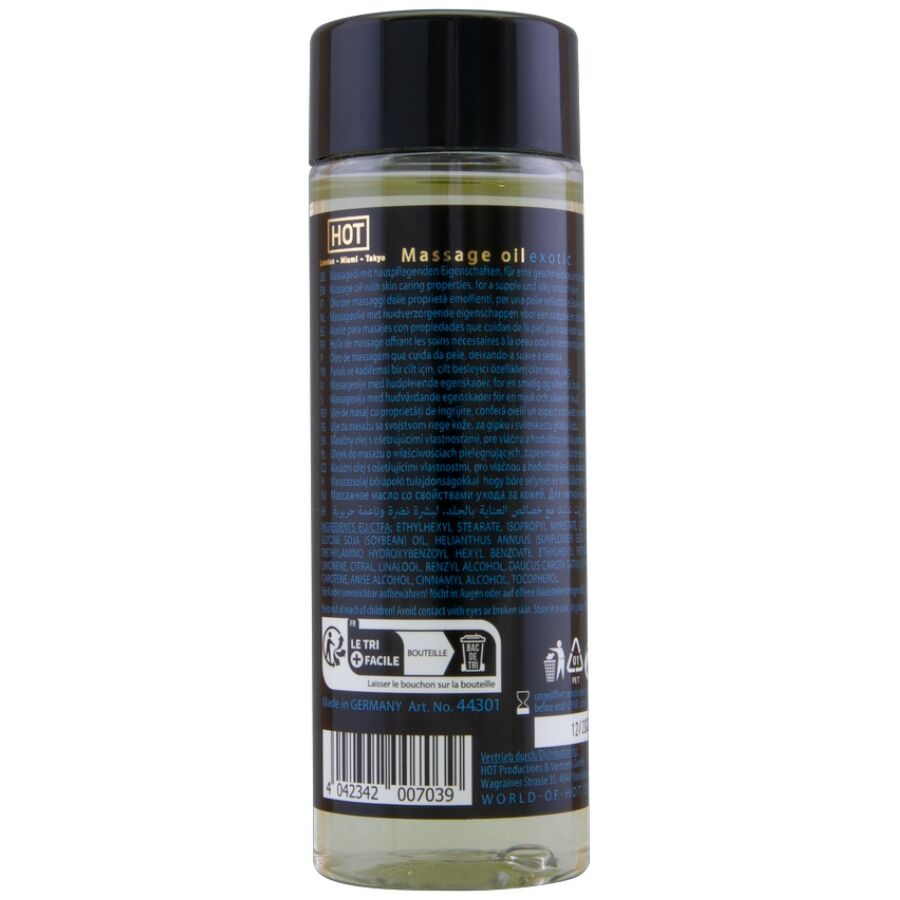 HOT - OLIO DA MASSAGGIO EXOTIC-SPECIAL 100 ML – Oli Aromatizzati – foto 2