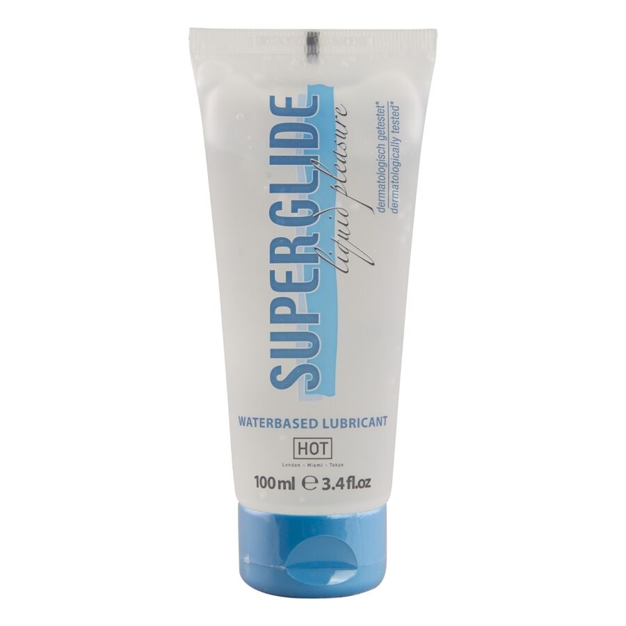 HOT - SUPERGLIDE LIQUID PLEASURE LUBRIFICANTE A BASE D'ACQUA 100 ML – A base d'acqua