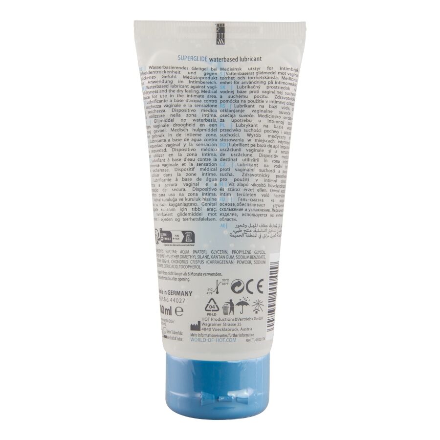 HOT - SUPERGLIDE LIQUID PLEASURE LUBRIFICANTE A BASE D'ACQUA 100 ML – A base d'acqua – foto 2