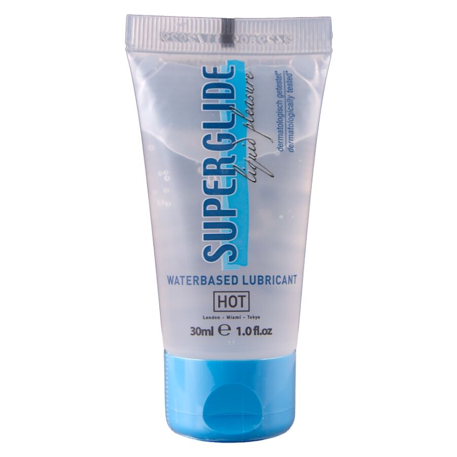 HOT - SUPERGLIDE LIQUID PLEASURE LUBRIFICANTE A BASE D'ACQUA 30 ML – A base d'acqua