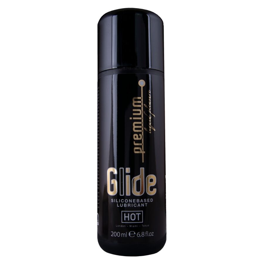 HOT - LUBRIFICANTE A BASE DI SILICONE PREMIUM SILICONE GLIDE 200 ML – Base in silicone