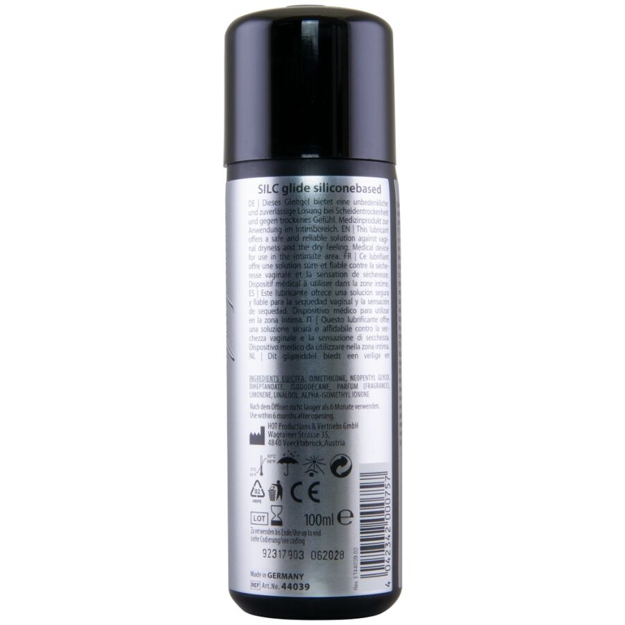 HOT - LUBRIFICANTE A BASE DI SILICONE SILC GLIDE 100 ML – Base in silicone – foto 3