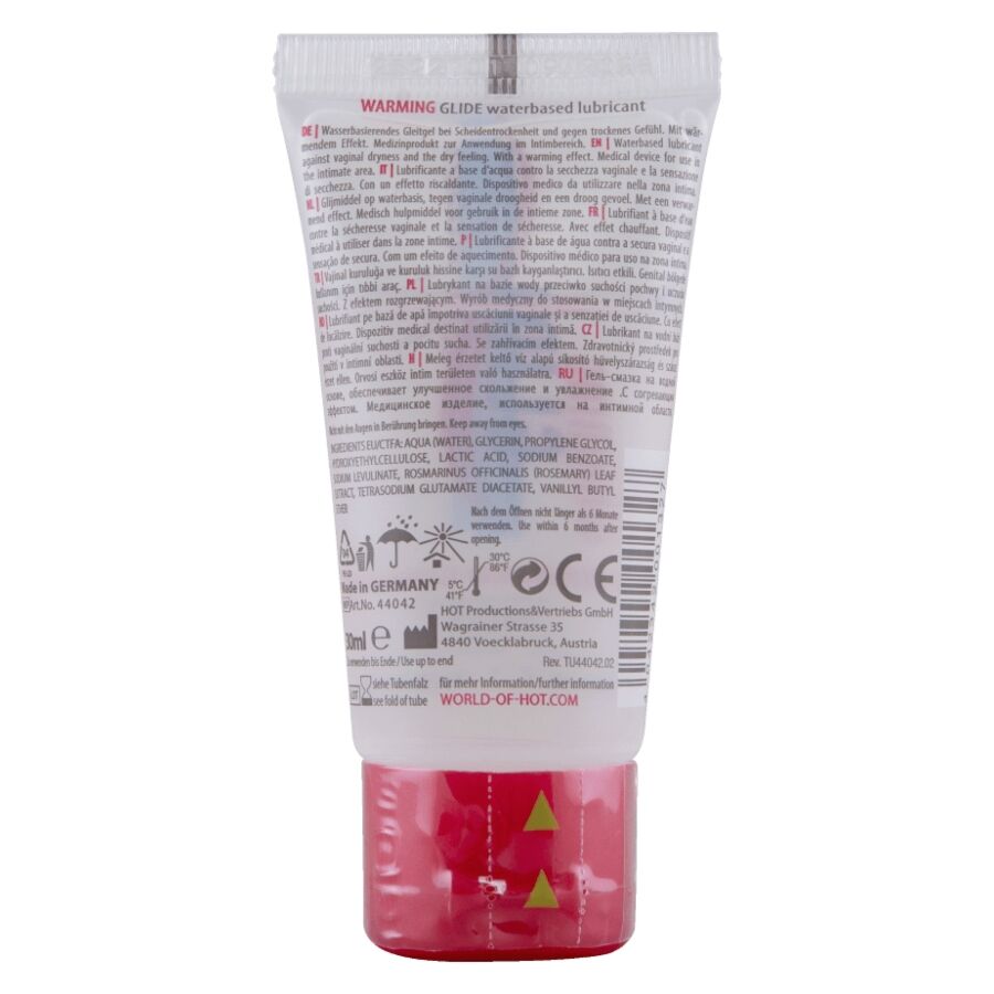 HOT - LUBRIFICANTE LIQUIDO RISCALDANTE A BASE D'ACQUA 30 ML – Effetto calore – foto 2