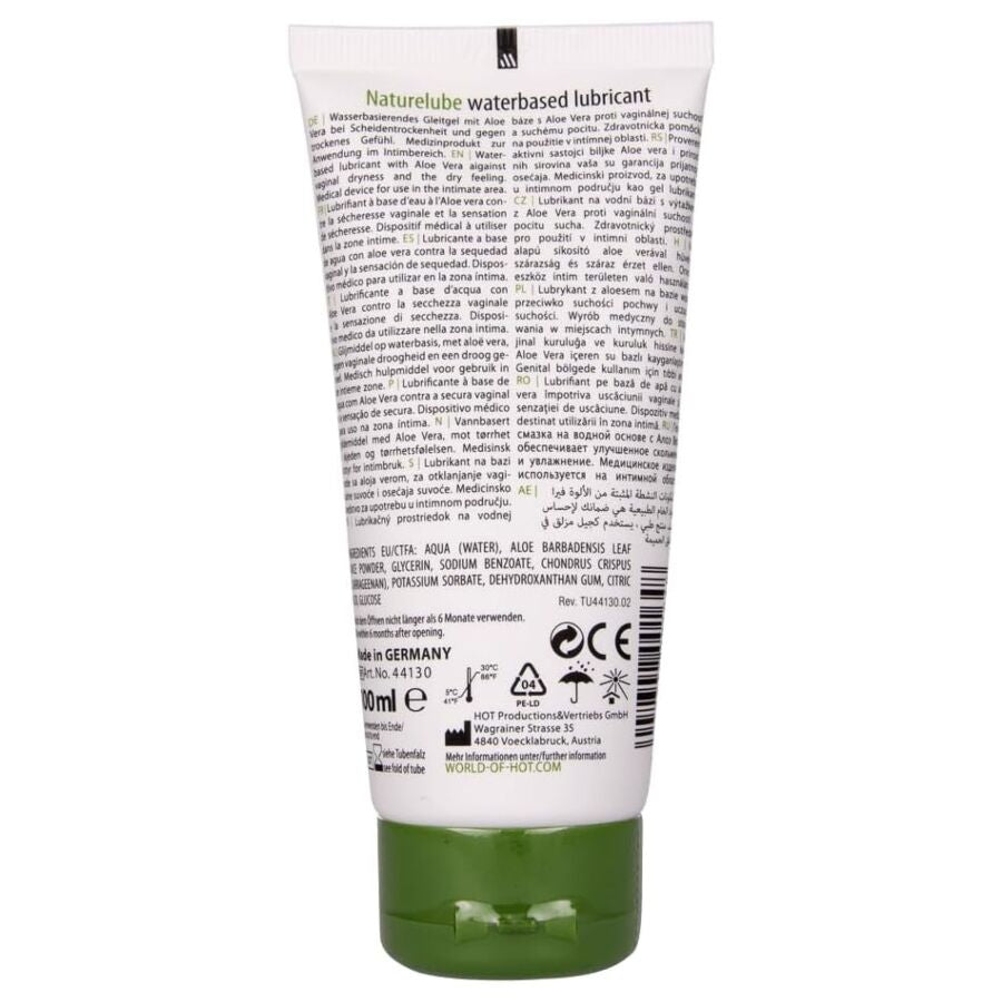 HOT - NATURE LUBE A BASE D'ACQUA DI ALOE VERA 100 ML – A base d'acqua – foto 2