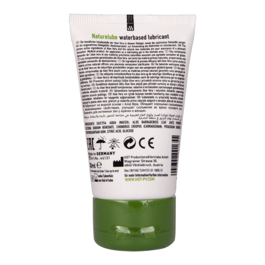 HOT - NATURE LUBE A BASE D'ACQUA DI ALOE VERA 30 ML – A base d'acqua – foto 2