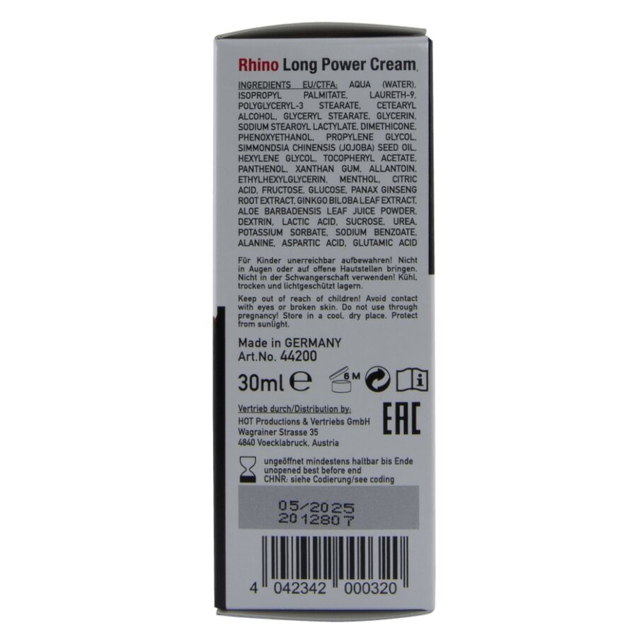 HOT - RHINO LONG POWER CREAM 30 ML – Ritardanti – foto 5