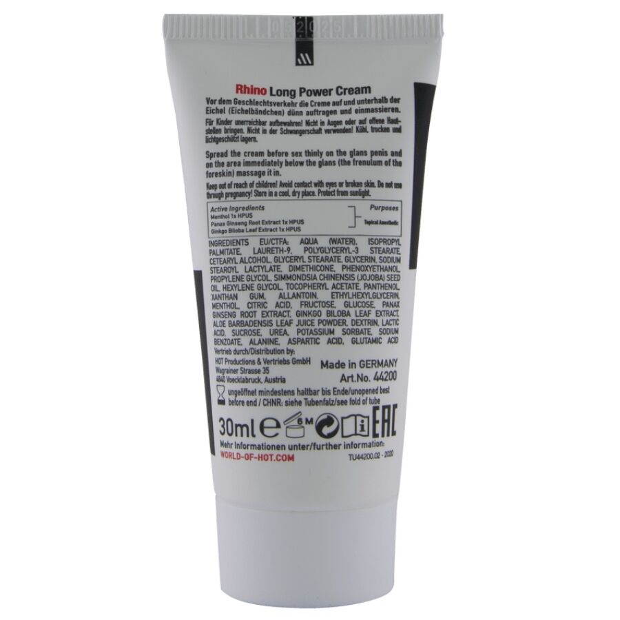 HOT - RHINO LONG POWER CREAM 30 ML – Ritardanti – foto 3