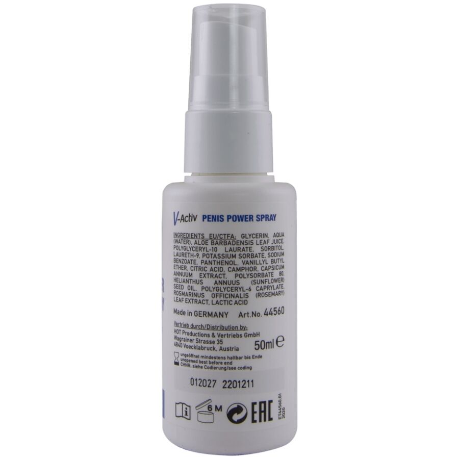 HOT - V-ACTIV PENIS POWER SPRAY PER UOMO 50 ML – Aumento dell'erezione – foto 2