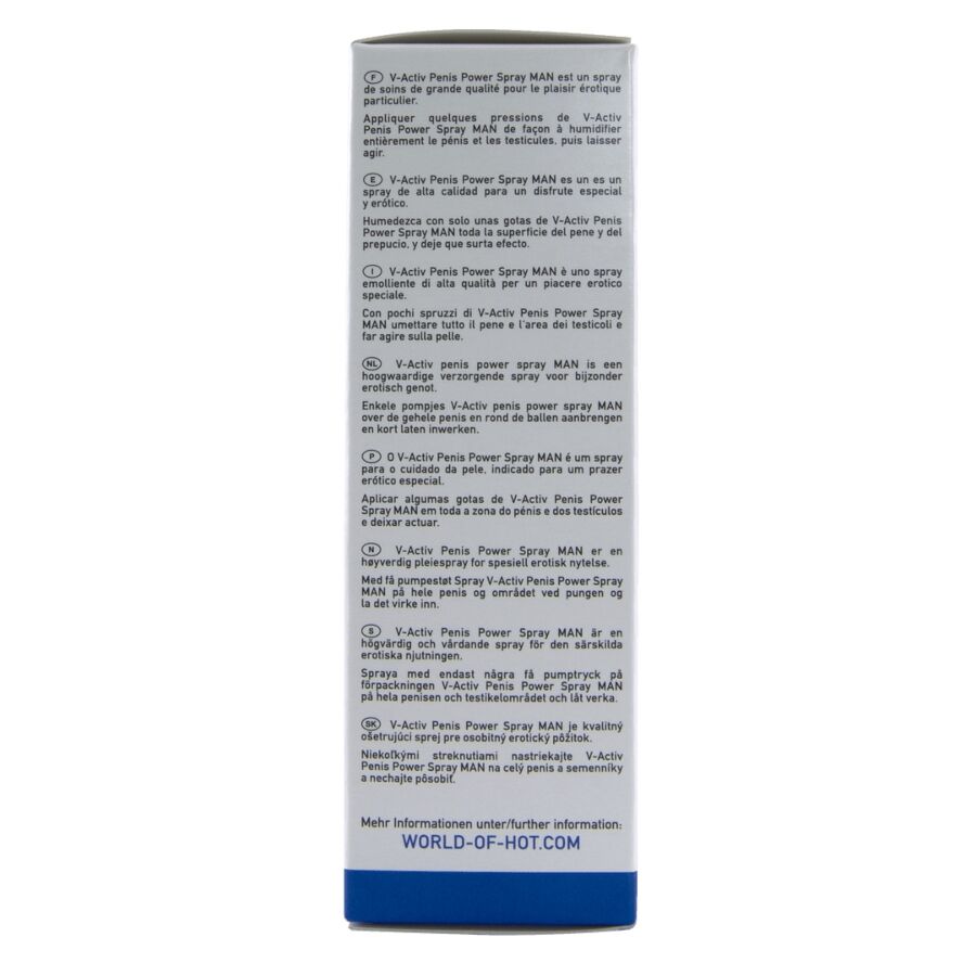 HOT - V-ACTIV PENIS POWER SPRAY PER UOMO 50 ML – Aumento dell'erezione – foto 6