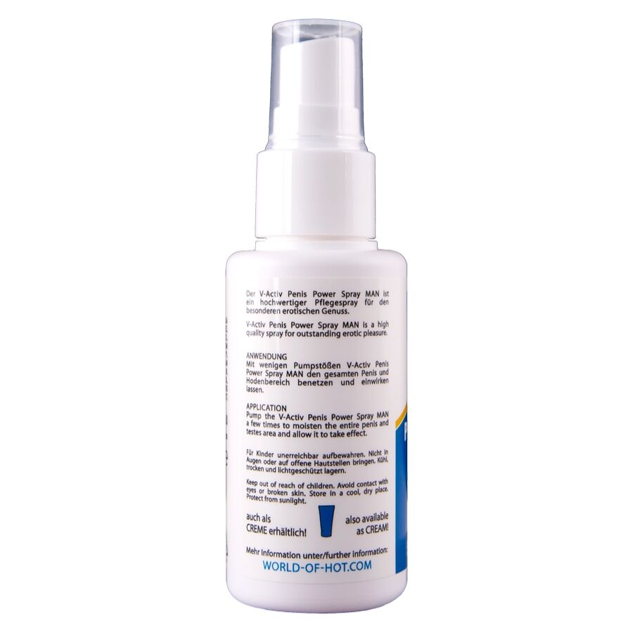 HOT - V-ACTIV PENIS POWER SPRAY PER UOMO 50 ML – Aumento dell'erezione – foto 3