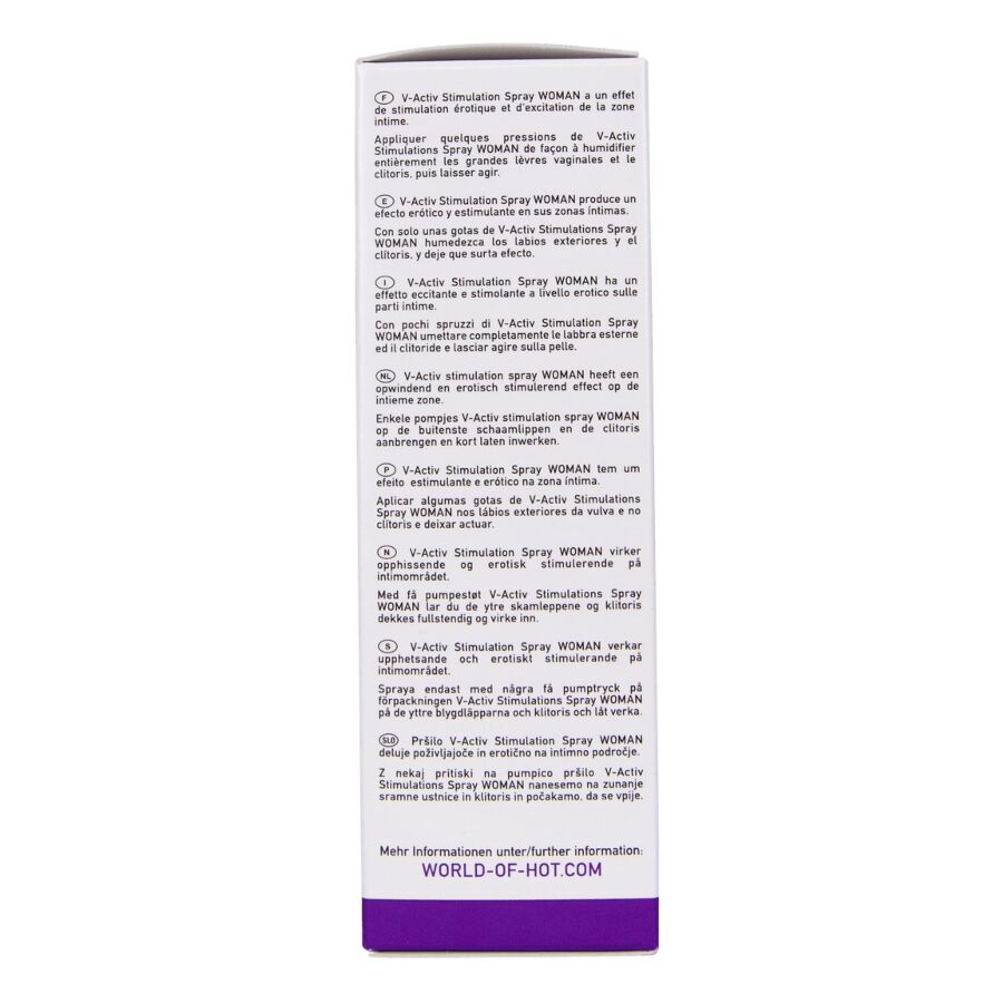 HOT - V-ACTIV SPRAY STIMOLANTE DONNA 50 ML – Intensificatore dell'orgasmo – foto 6